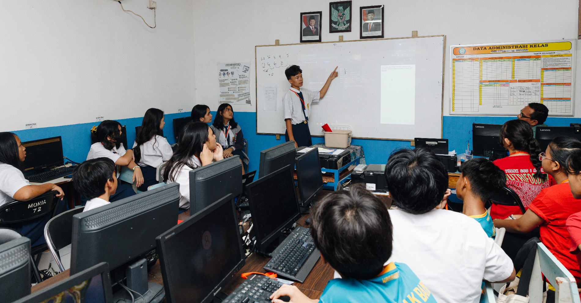 Laboratorium komputer Sekolah Citra Anak Bangsa